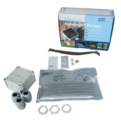 Komplettes Kabelmuffen-Set mit Gießharz