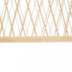 Ländliche Hängelampe für den Außenbereich, Rattan, 40 x 55 cm – Calamus