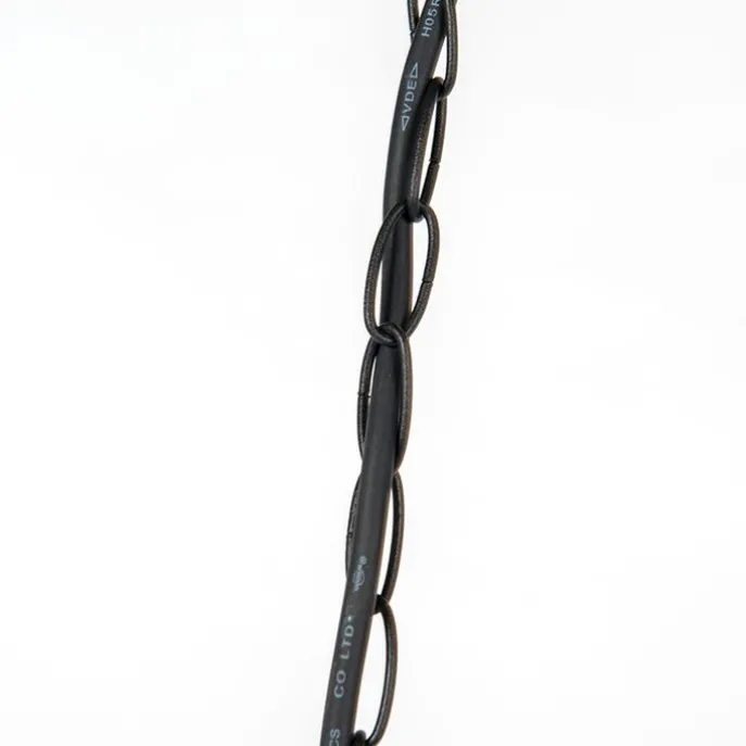 Ländliche Hängelampe im Freien schwarz - Moreno