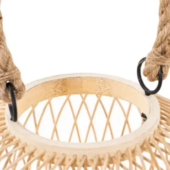 Ländliche Outdoor-Tischlampe aus Rattan – Calamus