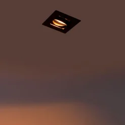 Modern Smart Einbau Spot schwarz inkl. WiFi GU10 - Artemis