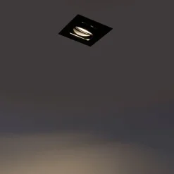 Modern Smart Einbau Spot schwarz inkl. WiFi GU10 - Artemis