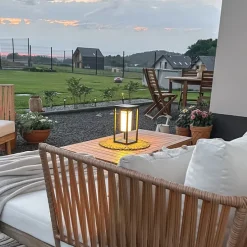 Moderne Außenleuchte schwarz inkl. LED und Dimmer Solar - Denlu