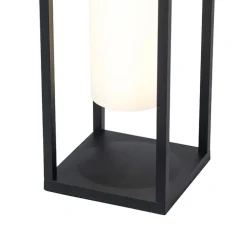 Moderne Außenleuchte schwarz inkl. LED und Dimmer Solar - Denlu