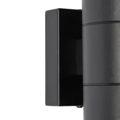 Moderne Außenwandleuchte schwarz 2-flammig AR70 IP44 - Duo