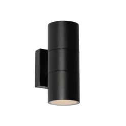 Moderne Außenwandleuchte schwarz 2-flammig AR70 IP44 - Duo