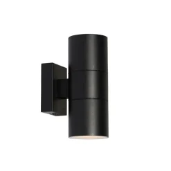 Moderne Außenwandleuchte schwarz 2-flammig AR70 IP44 - Duo