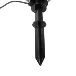 Moderne Aufsatzleuchte Rauchglas 20 cm IP44 - Moshi