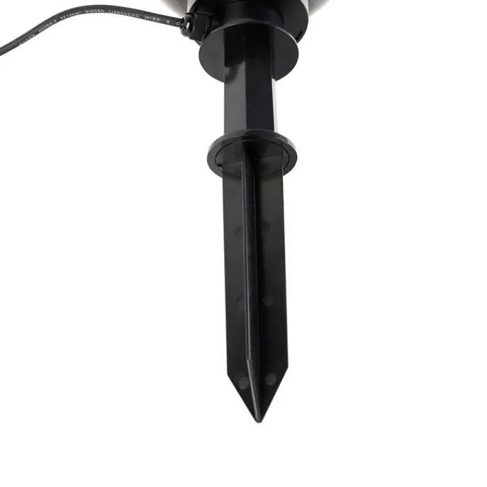 Moderne Aufsatzleuchte Rauchglas 20 cm IP44 - Moshi