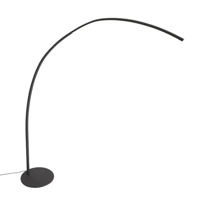 Moderne Bogenlampe schwarz inkl. LED mit Touch-Dimmer - Arlow