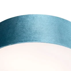 Moderne Deckenleuchte blau 40 cm - Drum