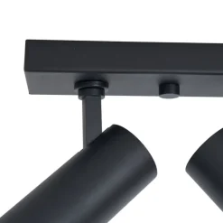 Moderne Deckenleuchte Schwarz inkl. LED Dimmbar 4-Lichter - Tate