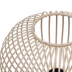 Moderne Draht-Tischleuchte Beige 23cm - Gila