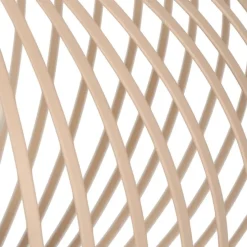 Moderne Draht-Tischleuchte Beige 33cm - Gila