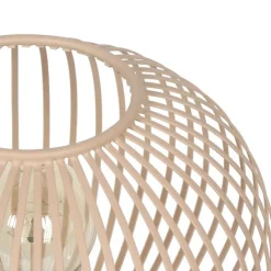 Moderne Draht-Tischleuchte Beige 33cm - Gila