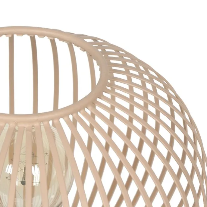 Moderne Draht-Tischleuchte Beige 33cm - Gila