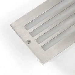 Moderne Einbauleuchte Stahl IP44 - Hurricane