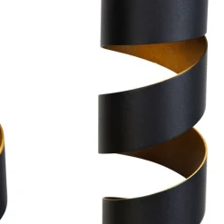 Moderne hanglamp zwart 6-lichts - Stream