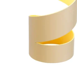 Moderne hanglamp zwart met taupe en beige 4-lichts - Stream