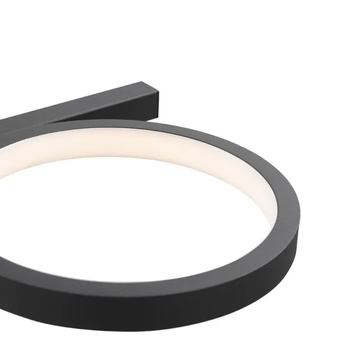 Moderne Hängelampe schwarz inkl. LED 3-stufig dimmbar 5-flammig - Vivé