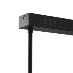 Moderne Hängelampe schwarz inkl. LED 3-stufig dimmbar 5-flammig - Vivé