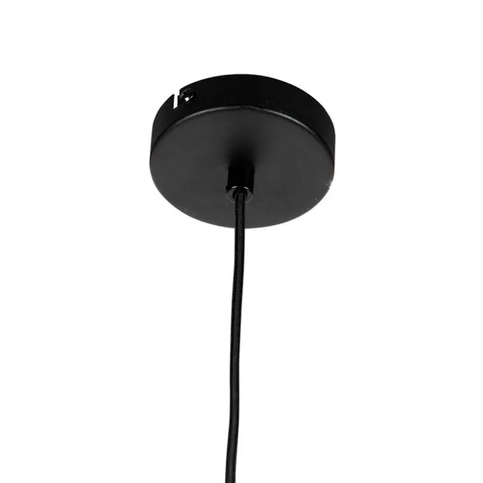 Moderne Hängelampe Schwarz mit grauem Beton - Eton