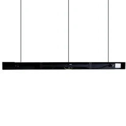 Moderne Hängelampe Schwarz mit grauem Beton 3-flammig - Eton