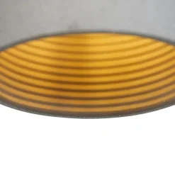 Moderne Hängelampe Schwarz mit grauem Beton 3-flammig - Eton