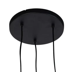 Moderne Hängelampe schwarz 3-flammig - Stream