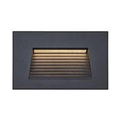 Moderne LED Wandeinbauleuchte Schwarz 11,5cm inkl. LED IP65 - Trem