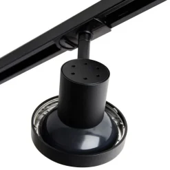 Moderne 1-phasige Schienenstrahler Schwarz GU10 111mm - Iconic Jeany