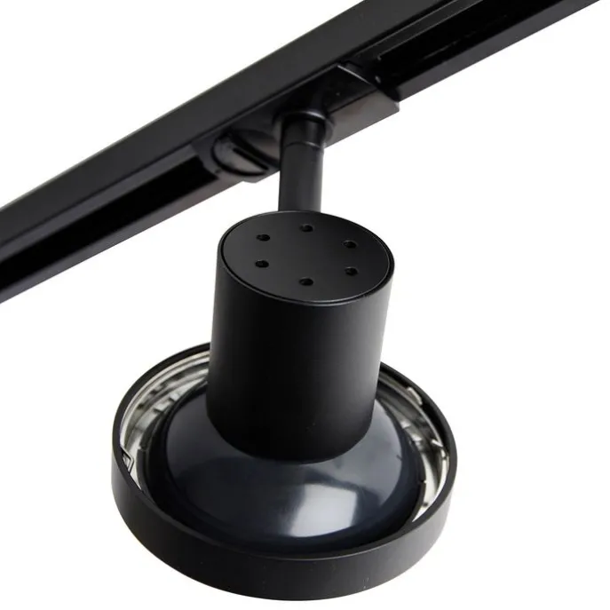 Moderne 1-phasige Schienenstrahler Schwarz GU10 111mm - Iconic Jeany