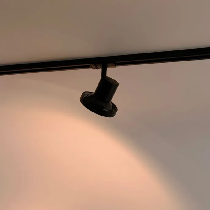 Moderne 1-phasige Schienenstrahler Schwarz GU10 111mm - Iconic Jeany