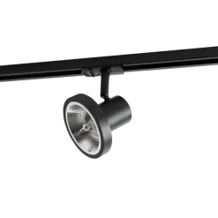 Moderne 1-phasige Schienenstrahler Schwarz GU10 111mm - Iconic Jeany