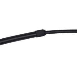 Moderne schwarze Bogenlampe mit weißem, verstellbarem Gestell ohne Schirm - XXL