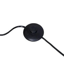 Moderne schwarze Bogenlampe mit weißem, verstellbarem Gestell ohne Schirm - XXL