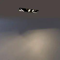 Moderne Smart Einbau Spot schwarz trimmlos inkl. 3 GU10 Wifi - Oneon 3