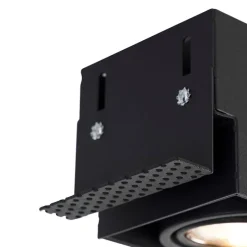 Moderne Smart Einbau Spot schwarz trimmlos inkl. 3 GU10 Wifi - Oneon 3