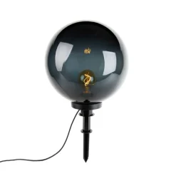 Moderne Spikesleuchte Rauch 40 cm IP44 - Moshi