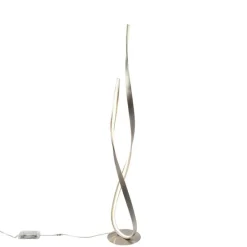 Moderne Stehleuchte Stahl inkl. LED und Dimmer - Belinda