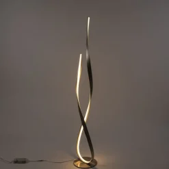 Moderne Stehleuchte Stahl inkl. LED und Dimmer - Belinda