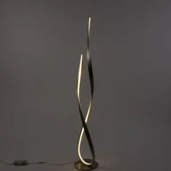 Moderne Stehleuchte Stahl inkl. LED und Dimmer - Belinda