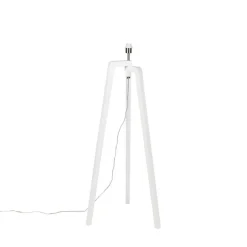 Moderne Stehleuchte weiß ohne Schirm - Puros