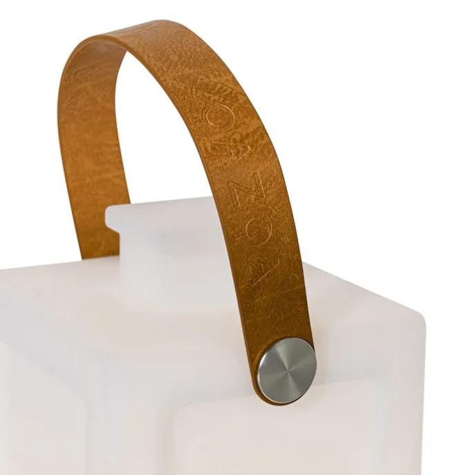 Moderne Tischlampe mit weißem Flammeneffekt, wiederaufladbar, IP44 – Stard