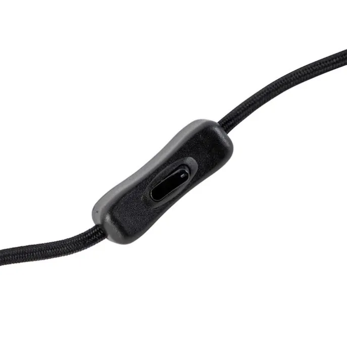 Moderne Tischlampe schwarz ohne Schirm - Simplo