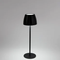 Moderne Tischleuchte schwarz 3-stufig dimmbar wiederaufladbar - Dolce