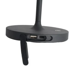 Moderne Tischleuchte weiß wiederaufladbar - Maloi