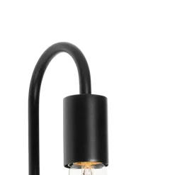 Moderne Wandlampe schwarz mit Glas - Roslini