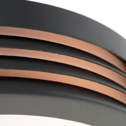 Moderne Wandleuchte Anthrazit IP44 - Hurricane 1