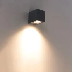 Moderne Wandleuchte anthrazit IP44 - Baleno I